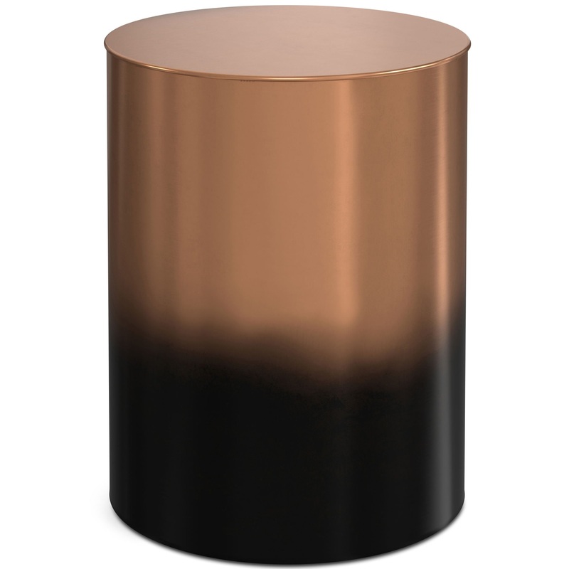 Curtis – Ombre Metal Cylinder Accent Table