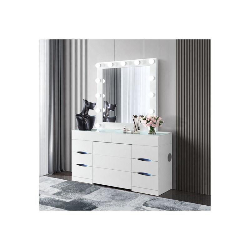 Ella – Vanity With Speaker – White