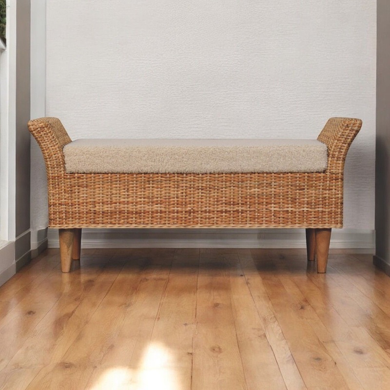 Riviera – Woven Bench – Oak