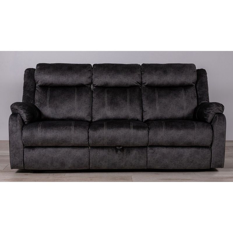 U7303 – Recliner Sofa – Domino Granite