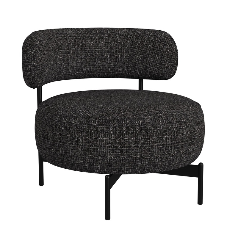 Antonia – Swivel Chair – Heron Black
