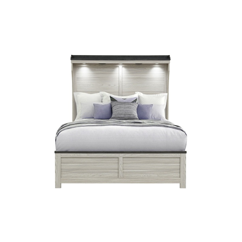 Ashley – Full Panel Bed – Brown