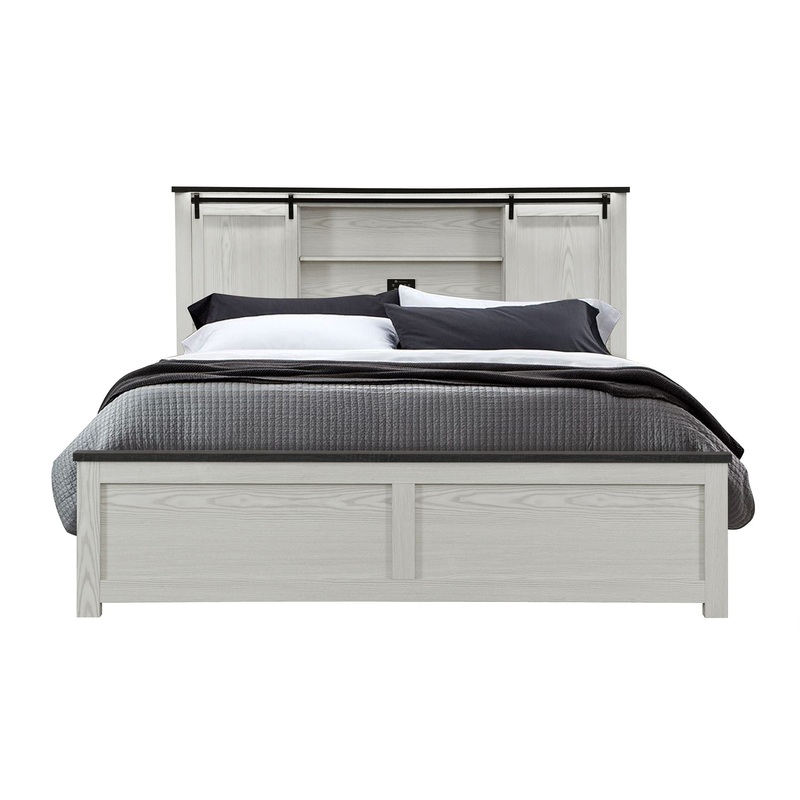 Ava – King Storage Bed – Beige