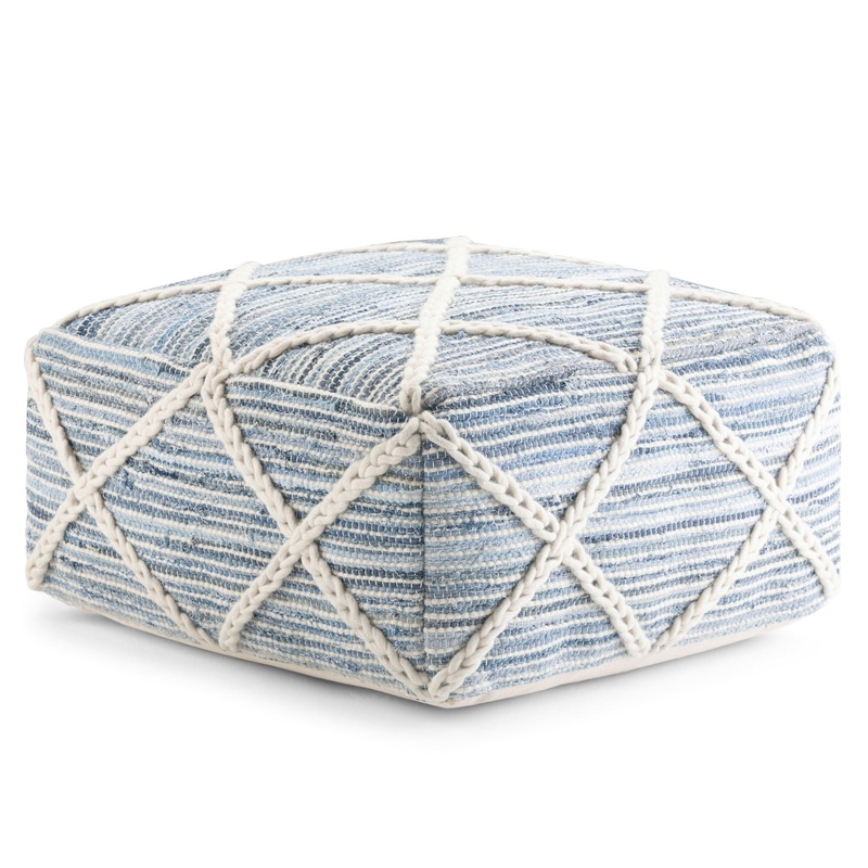 Cowan – Handcrafted Square Pouf