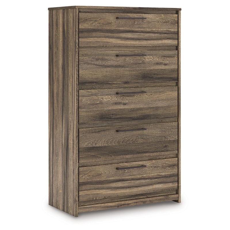 Elbrim – Five Drawer Chest – Brown