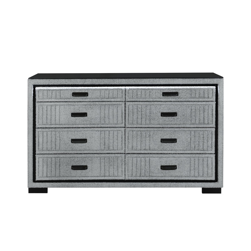 Isabella – Dresser With LED – Gray