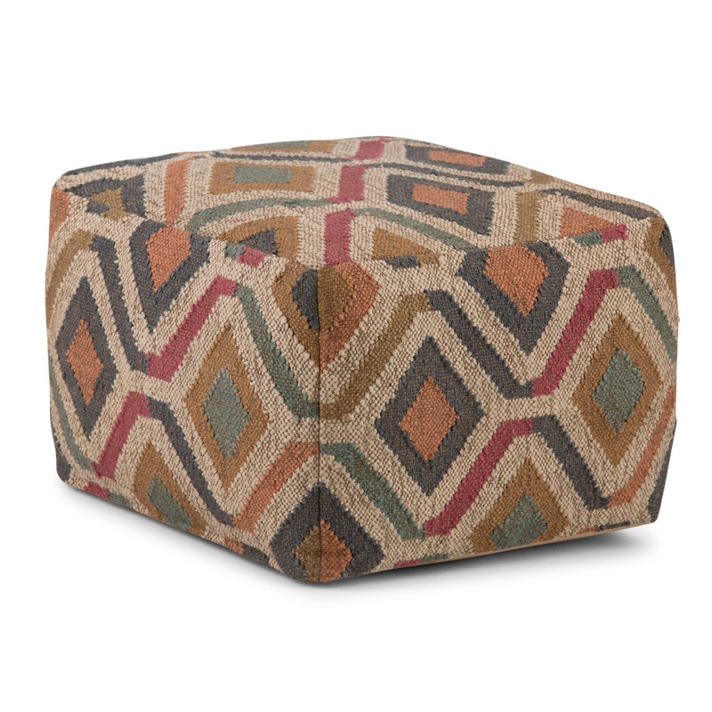 Johanna – Handcrafted Square Pouf