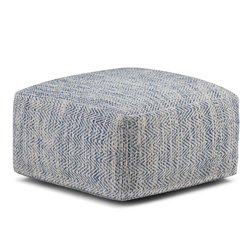 Nate – Handcrafted Square Pouf