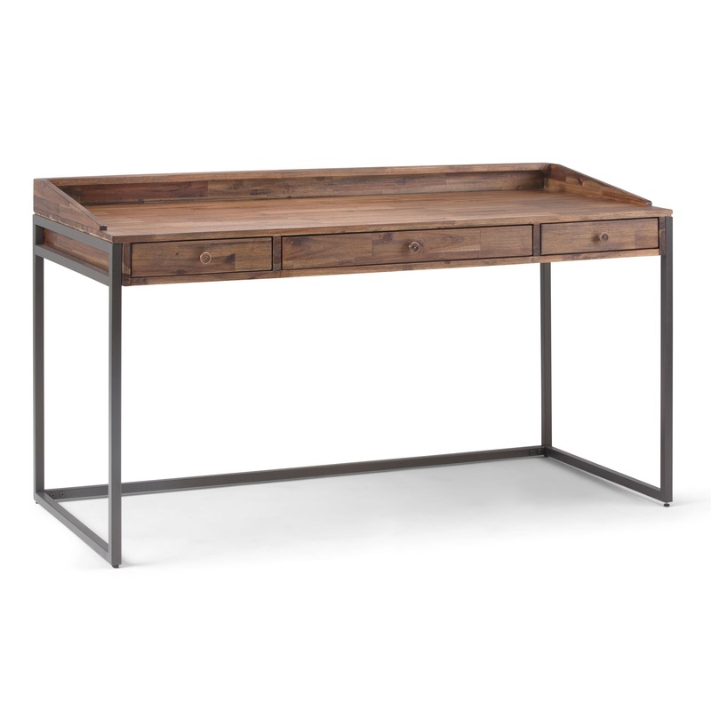 Ralston – Handcrafted Desk|Light Brown|Beige|Dark Gray|Dark Brown|60″W x 26″D x 33″H