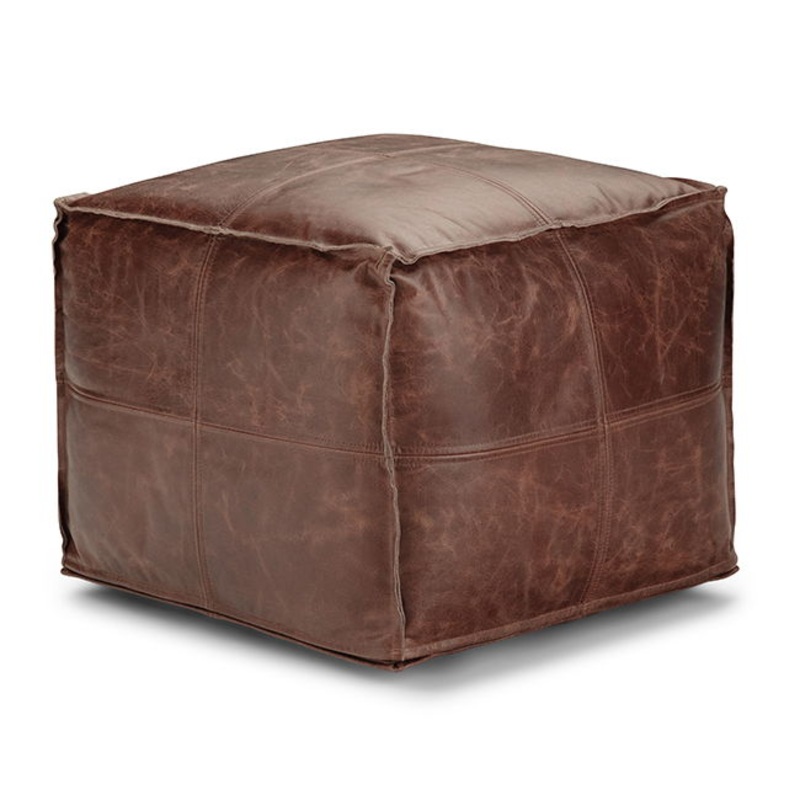 Sheffield – Handcrafted Square Pouf
