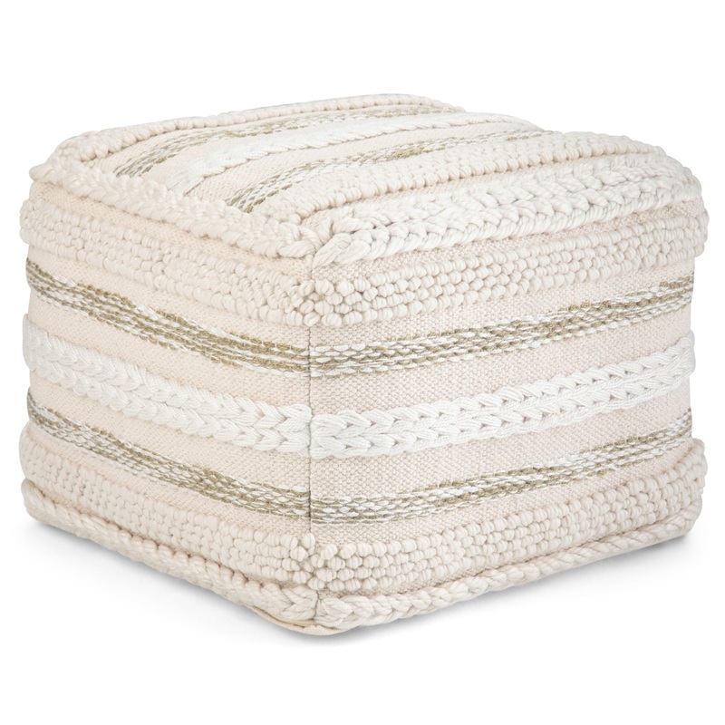 Sommer – Handcrafted Square Pouf