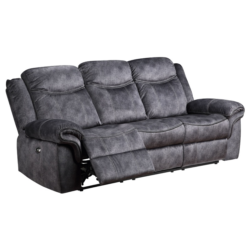 U2200 – Power Reclining Sofa – Domino Granite
