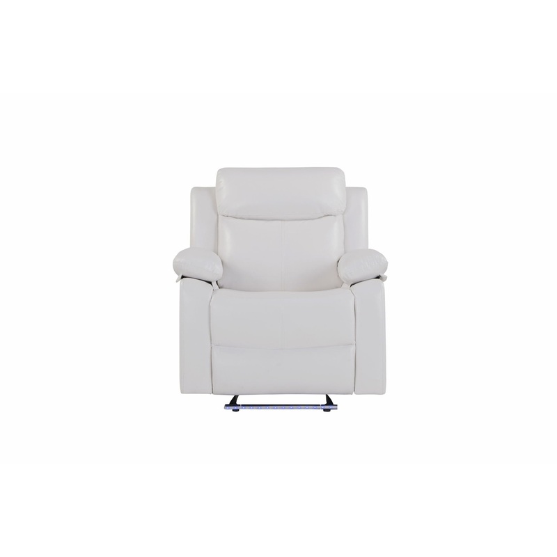 U6026 – Glider Recliner With LED – White