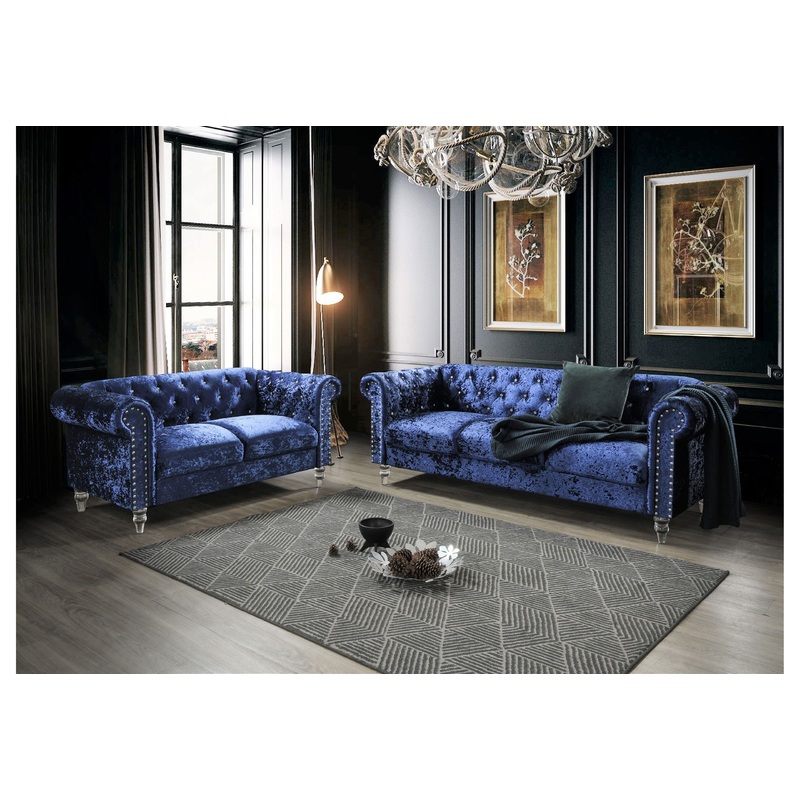 U9550 – Sofa And Loveseat – Blue