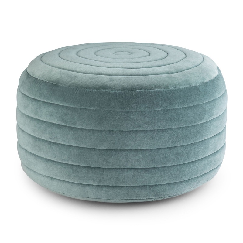 Vivienne – Upholstered Round Pouf