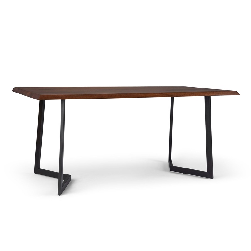 Watkins – Sturdy Dining Table|Dark Brown|Light Brown