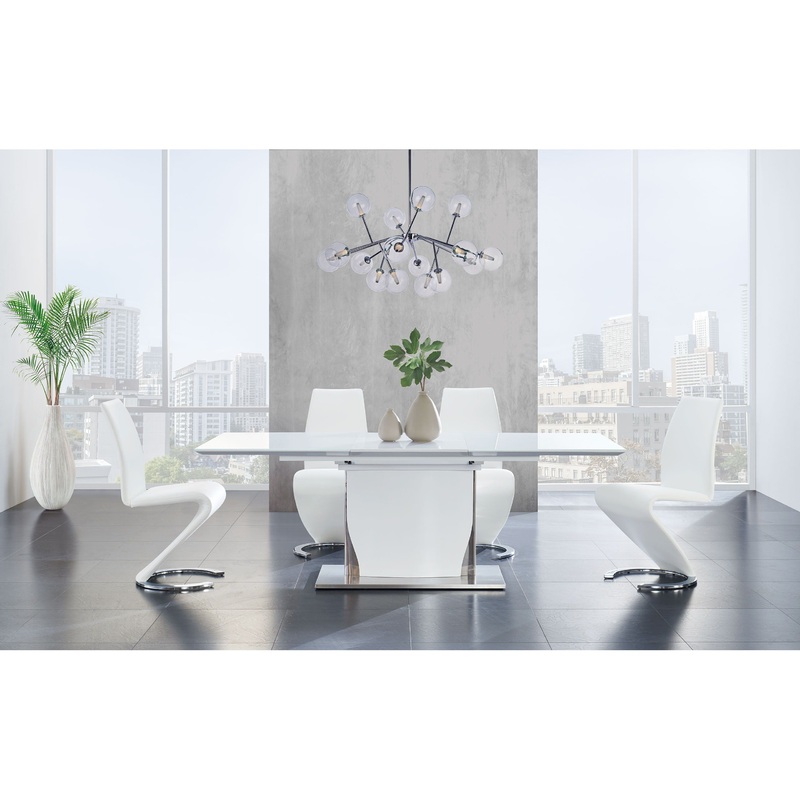 5 Piece Dining Room Set (D2279 Dining Table And 4 D9002 Dining Chairs) – White