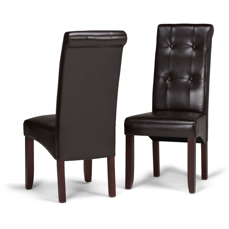 Cosmopolitan – Deluxe Tufted Parson Upholstered Chair (Set of 2)