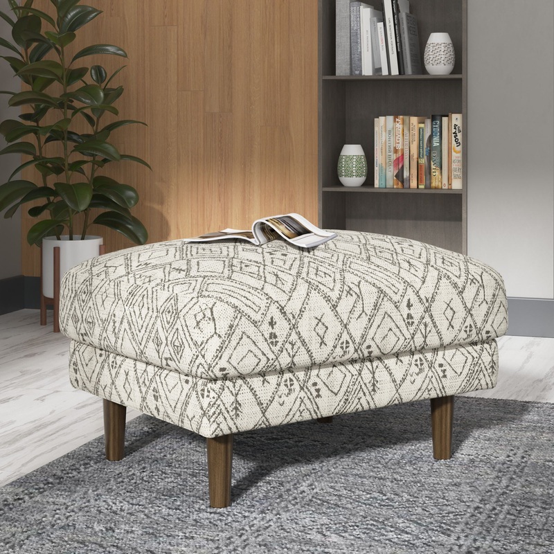 Jurie – Abstract Ottoman – Black