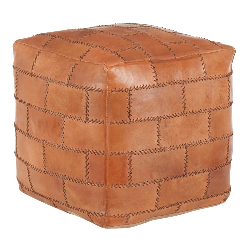 Cobbler – Industrial Pouf – Brown
