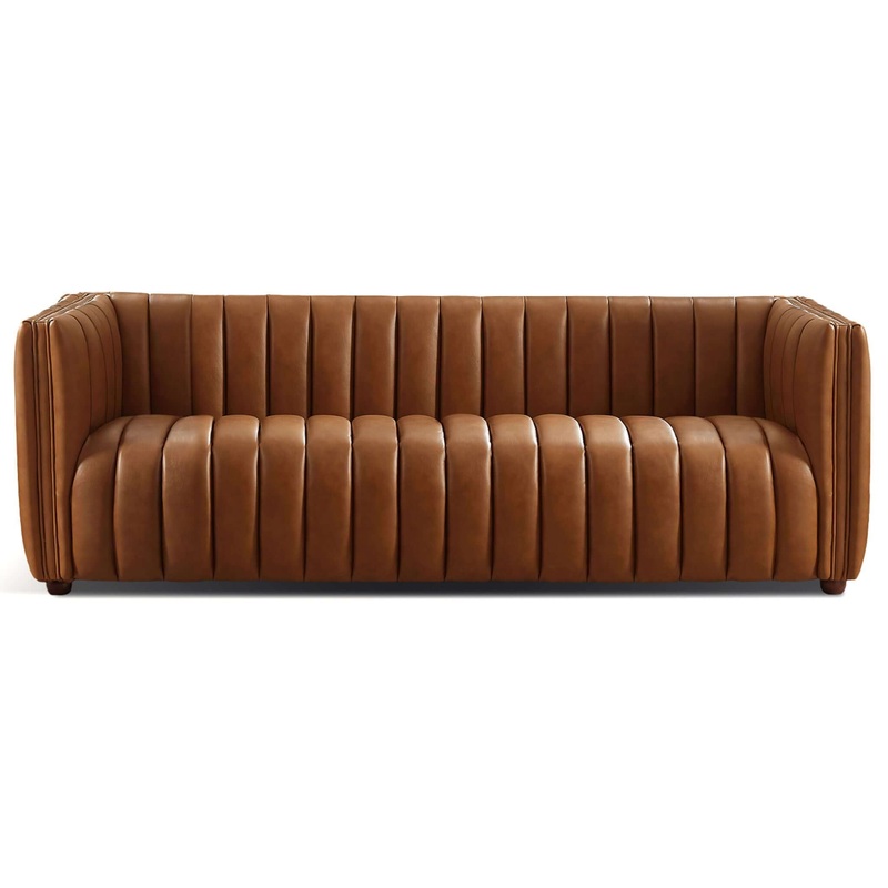 April – Mid-Century Modern Luxury Tight Back Boucle Couch