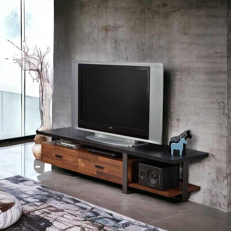 Elling – TV Stand – Walnut / Black