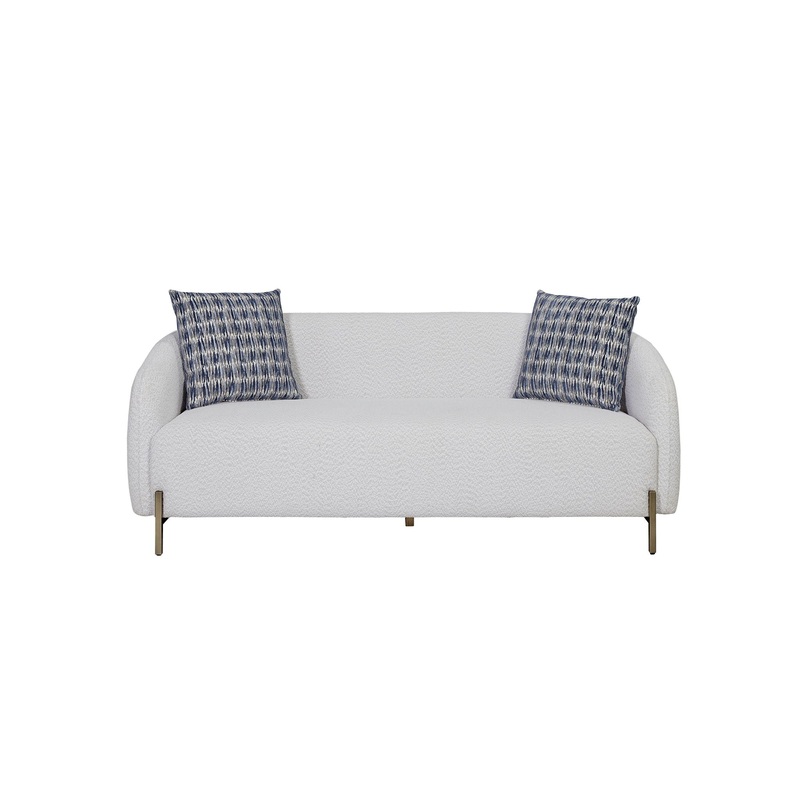 Rounded Sofa – White