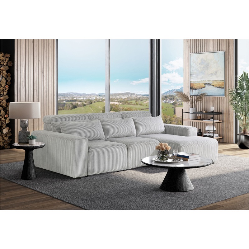 U5945 – Power Sectional – Gray