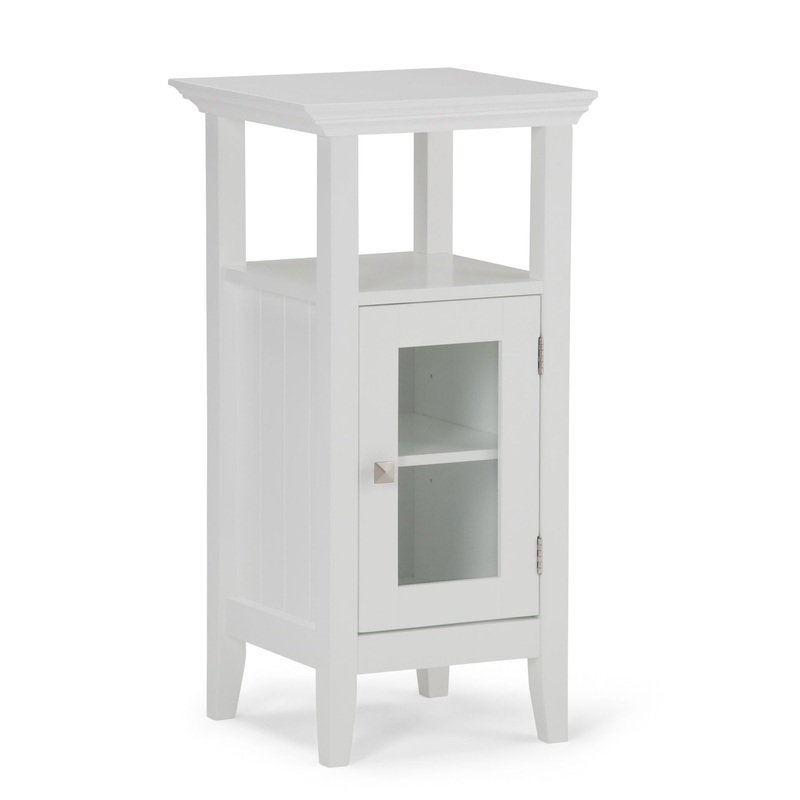 Acadian – Floor Storage Cabinet – Pure White