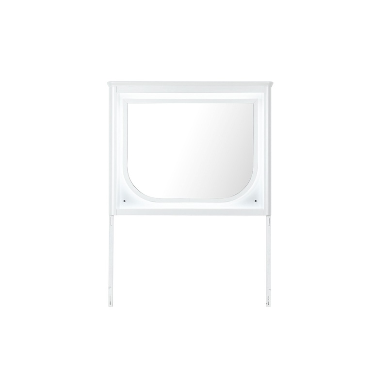 Apollo – Mirror With LED – White