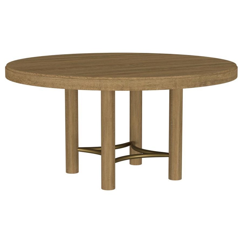 Arini – 60 Round Wood Dining Room Table – Sand Wash