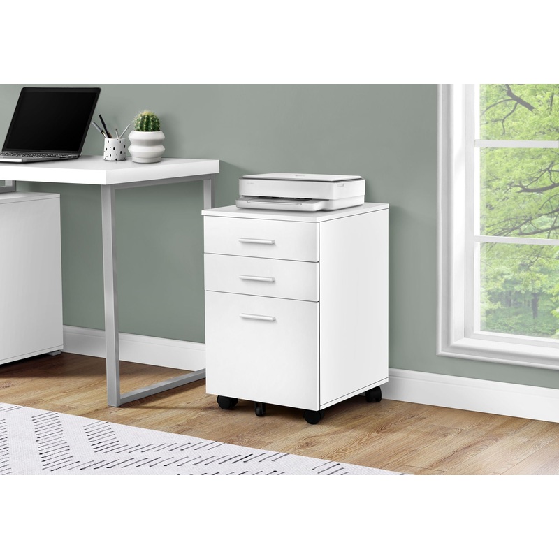 File Cabinet, Rolling Mobile, Storage Drawers, Printer Stand, Office, Work, Contemporary, Modern