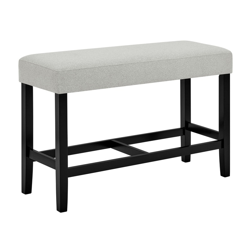 Marbel – Counter Height Bench – Dove