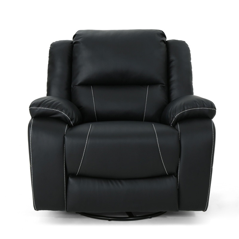 Stylish Wide Manual Swivel Standard Recliner
