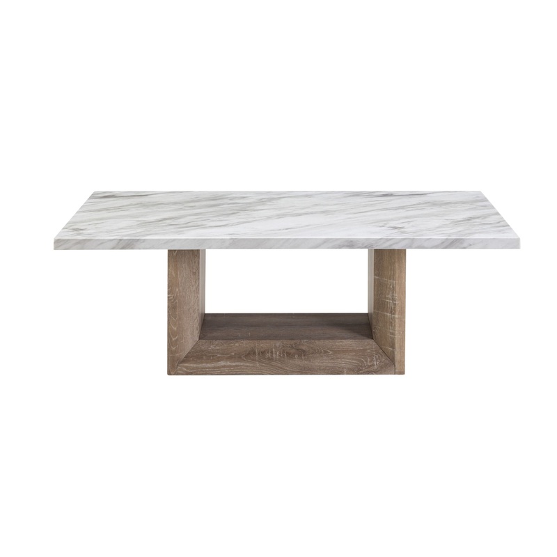 T02 – Coffee Table – Natural / White