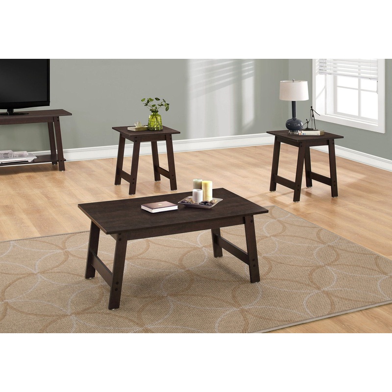 Table Set, Coffee, End, Side, Accent, Living Room Transitional (Set of 3)