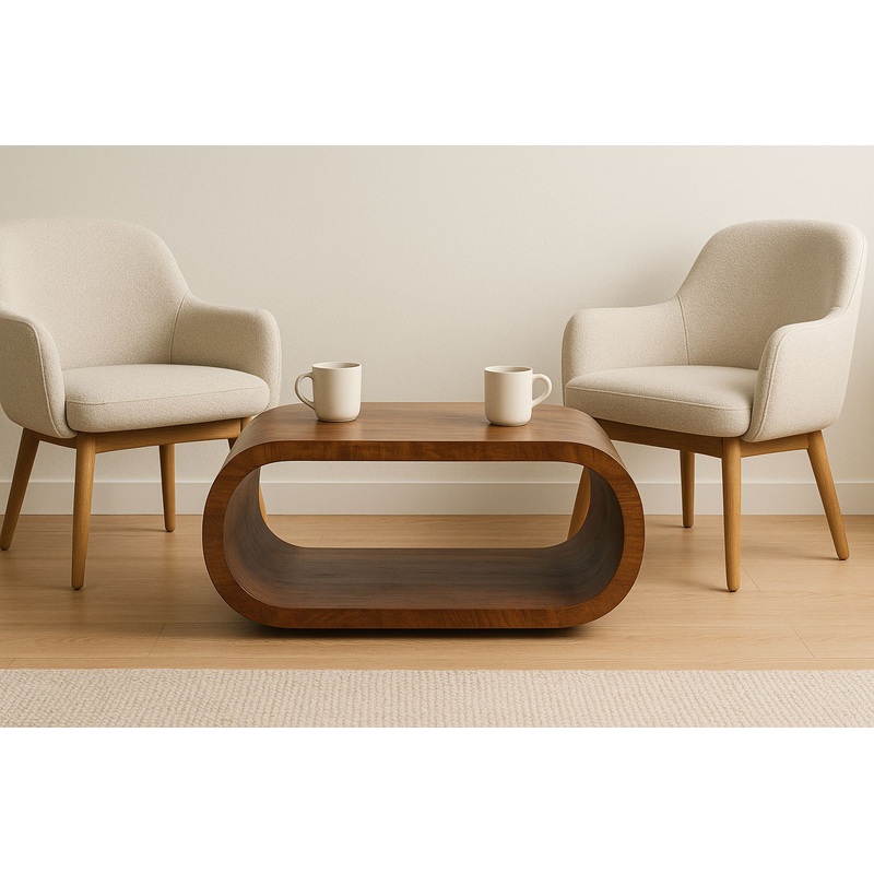 Amaya – Coffee Table|Dark Brown|Light Brown