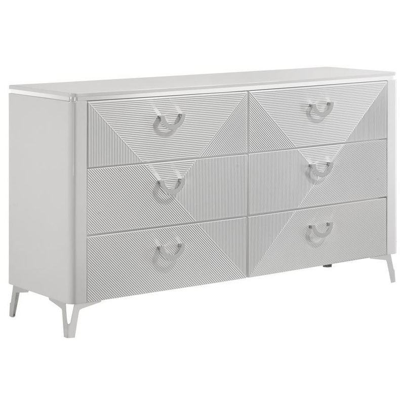 Cassia – 6-Drawer Bedroom Dresser Cabinet