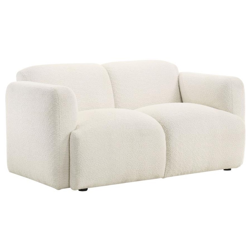 Dorset – Fabric Upholstered Round Track Arm Loveseat