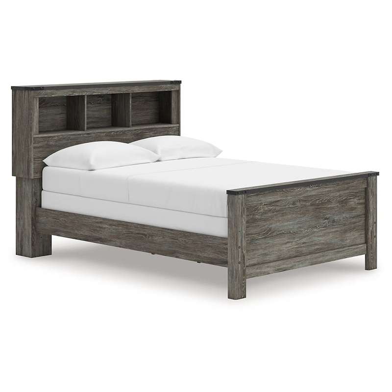 Frandern Full Bookcase Panel Bed