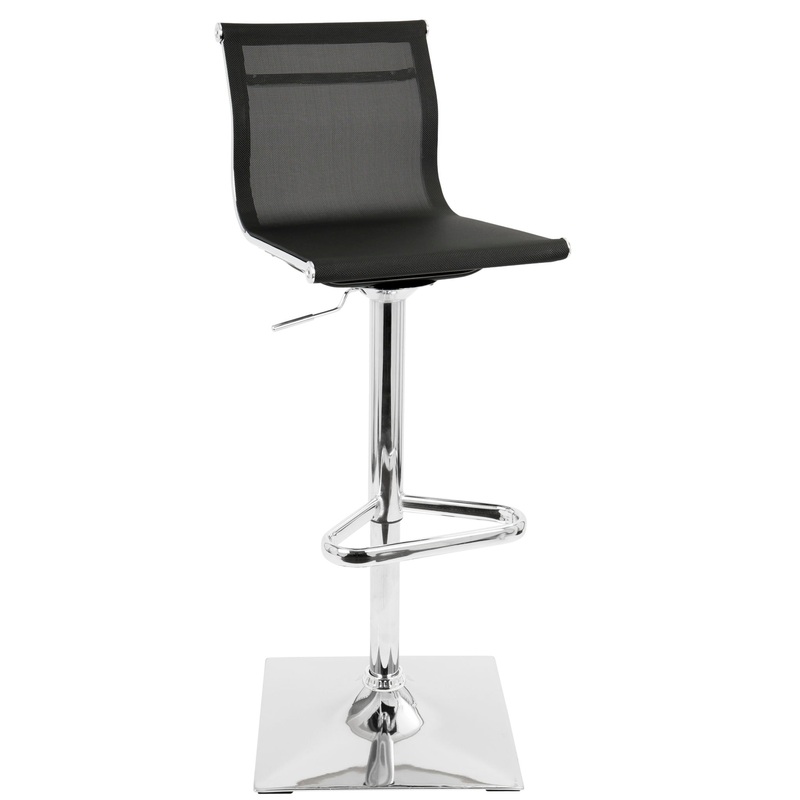 Mirage – Contemporary Adjustable Barstool With Swivel