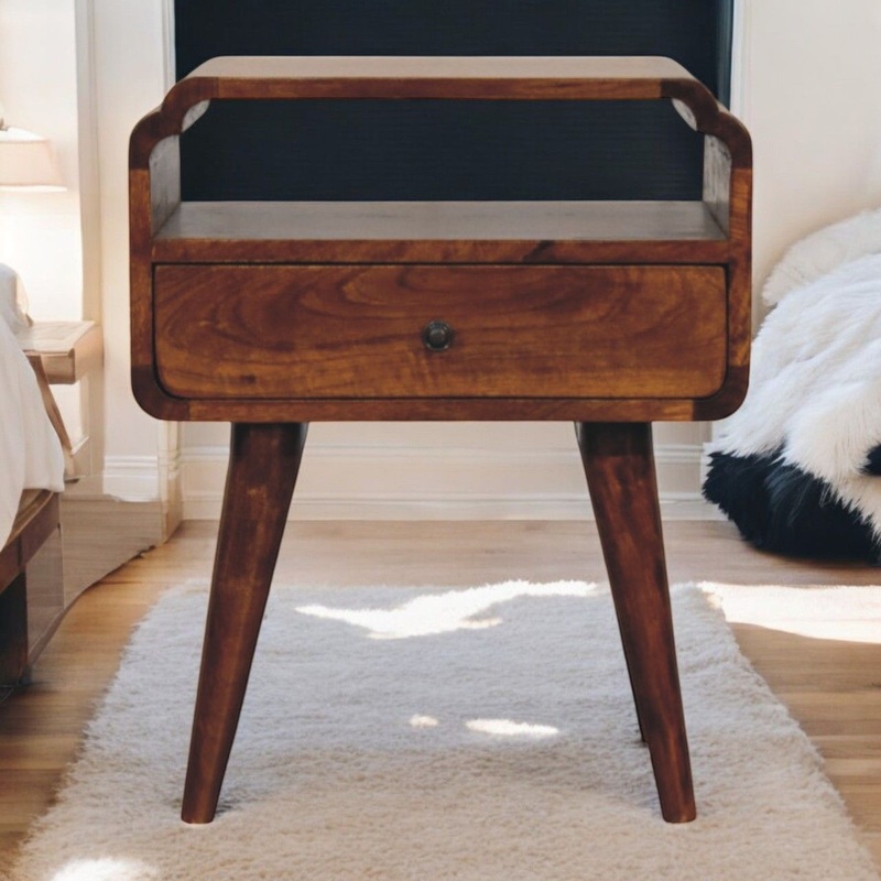 Newton – Nightstand|Dark Brown|Light Brown