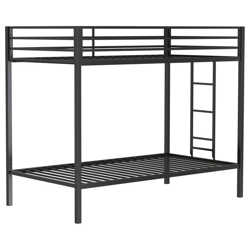 Alevera – Metal Bunk Bed With Ladder