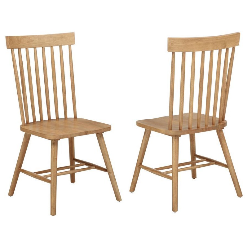 Andrews – Windsor Spindle Back Dining Side Chair (Set of 2)