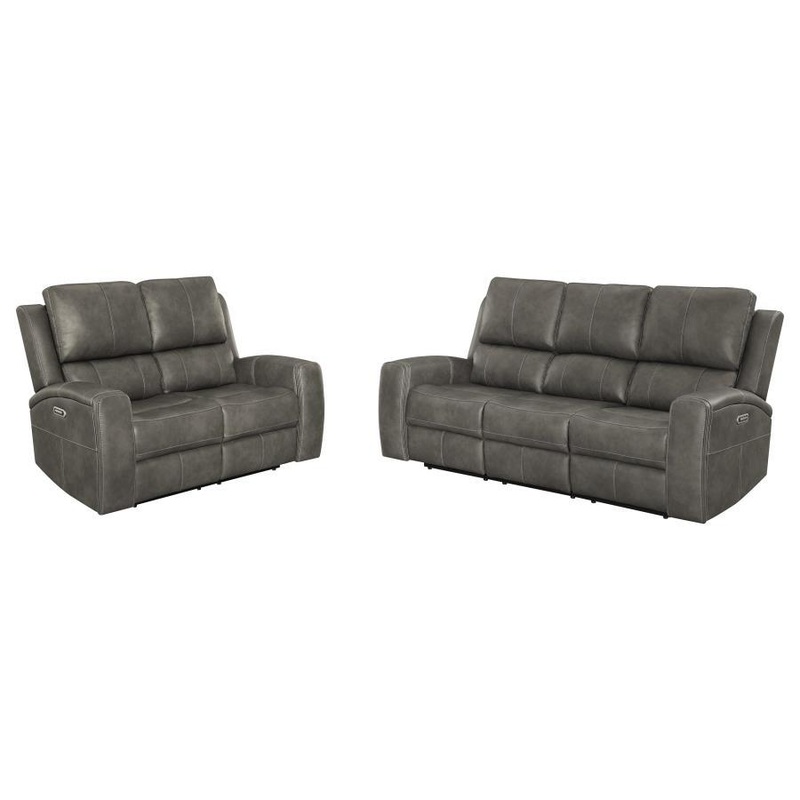 Brickston – Triple Power Reclining Sofa Set