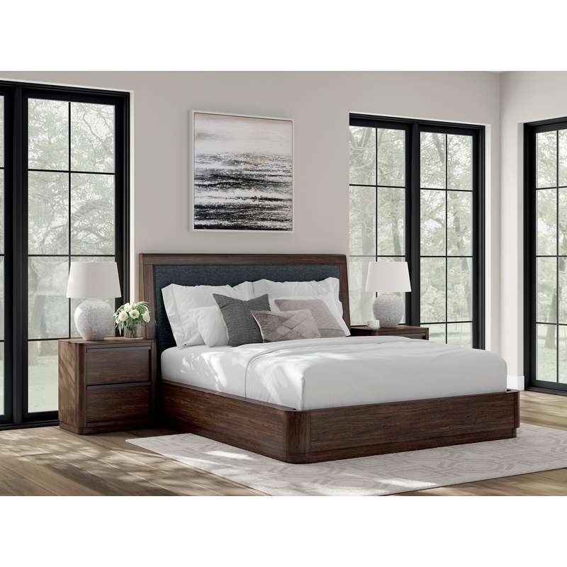 Dilenno California King Upholstered Panel Bed
