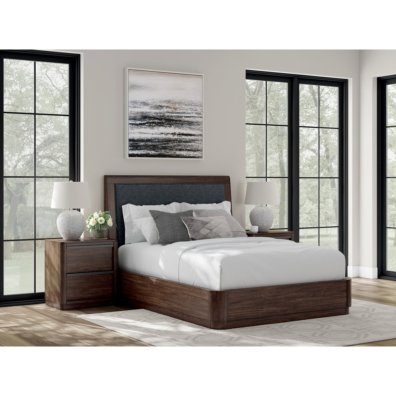 Dilenno Queen Upholstered Panel Bed