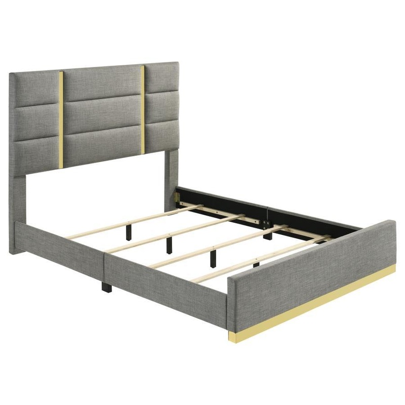 Ines – Fabric Upholstered Panel Bed