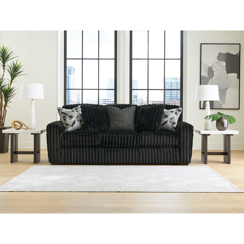 Midnight-Madness Sofa|Onyx|Chocolate