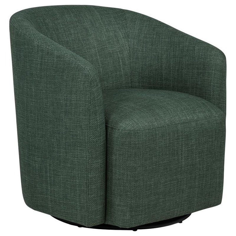 Mossbrook – Fabric Upholstered Swivel Accent Chair
